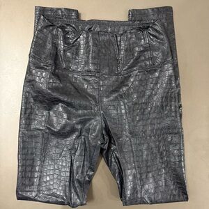 7 For All Mankind Black Textured Leggings - Size XS